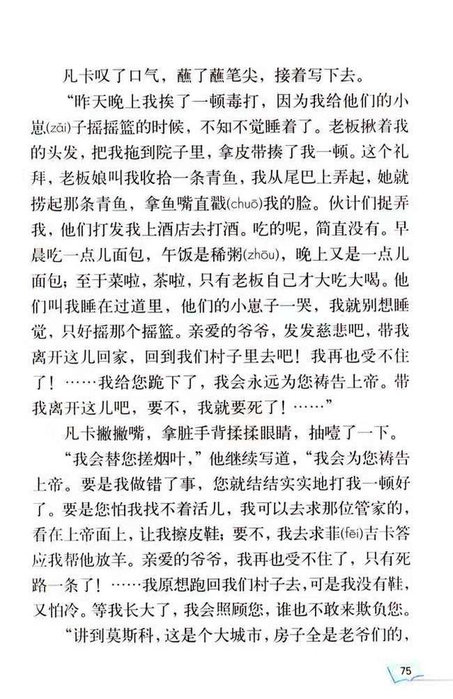 凡卡的主要内容，凡卡的主要内容50字（《凡卡》背后的凄惨）