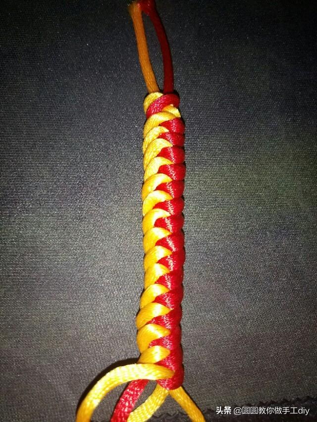 金刚结手链编法图解，金刚结编手链的方法图解教程（金刚结手链编法）