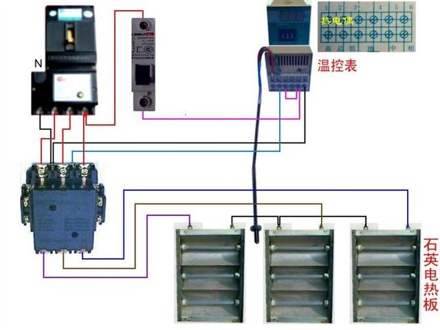 怎样简单看懂温控仪表接线图，怎样简单看懂温控仪表接线图视频（关于温度控制的常见电路实物接线图）