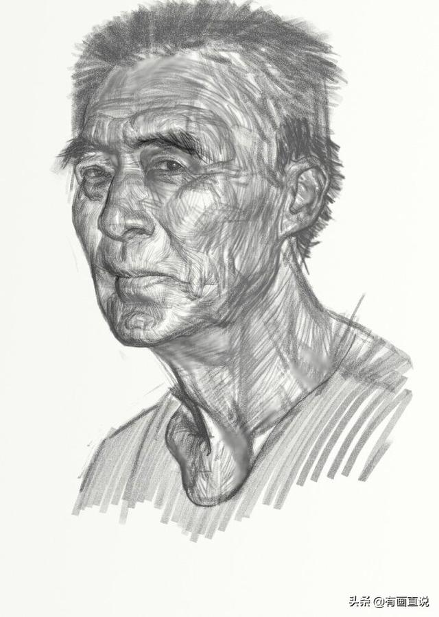 橡皮头，微信头像，橡皮头（分享结构素描高清临摹素材60张）