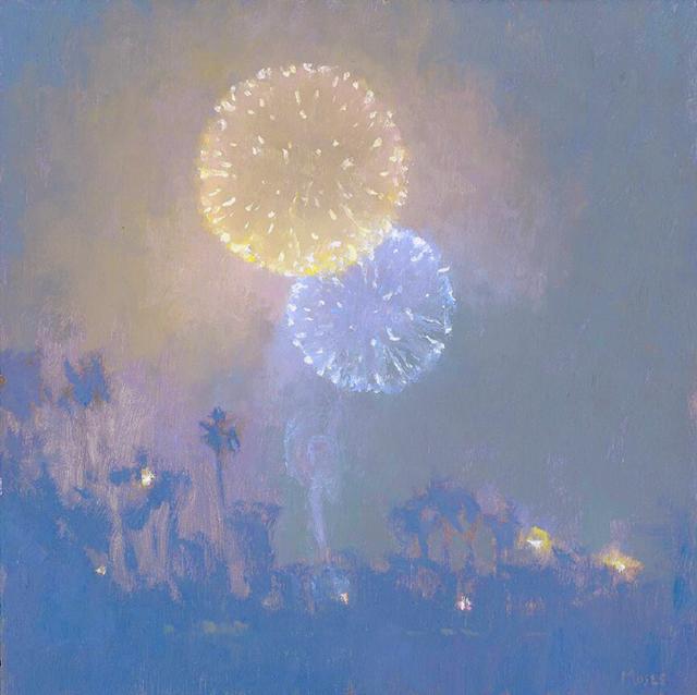 超美的星空图，微信头像，超美的星空图（手绘夜空烟火，好美好厉害的说）