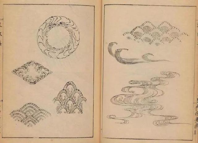 怎么画波浪的简笔画，怎么画波浪的简笔画视频（日本画传统海浪和波纹画法）