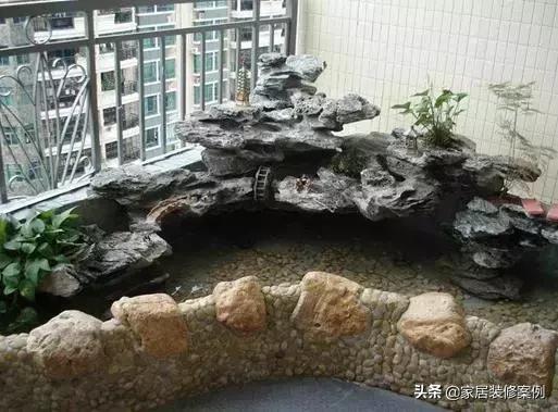 阳台摆放鱼缸设计效果图，阳台鱼缸装修效果图大全（让外人一看就觉得你是个土豪）