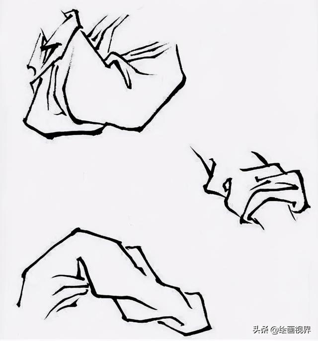 白描手法的例子，白描手法的特点以及白描绘画的三大要素（白描知识：从线条到描法）