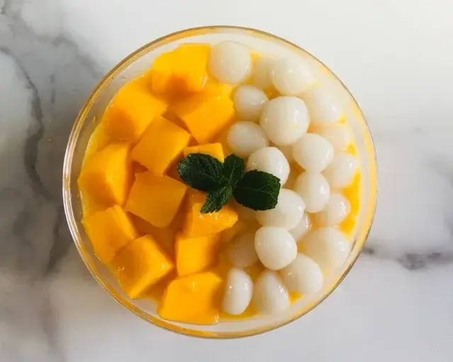 多芒小丸子做法，香芒小丸子做法（自己做十几元两大碗）