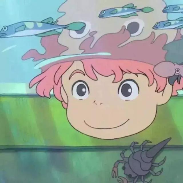 波妞和宗介图片，波妞和宗介，微信头像（波妞喜欢宗介，而我喜欢你）