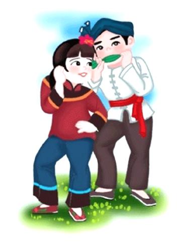 56个民族服饰图片大全，56个民族服装图片（五十六个民族精美人物服饰造型插画）