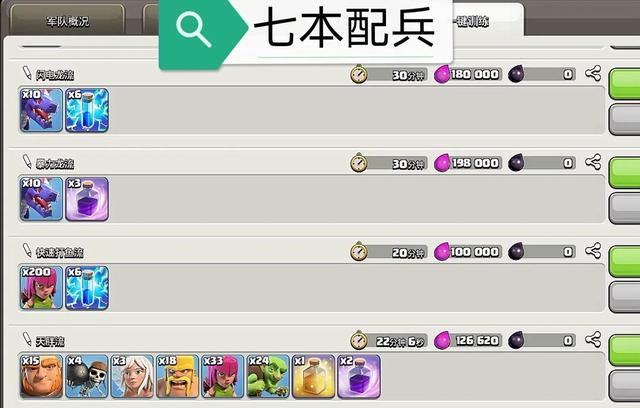 coc最恶心的七本阵营，夜世界七本最恶心阵型（部落冲突七本阵型配兵分享）