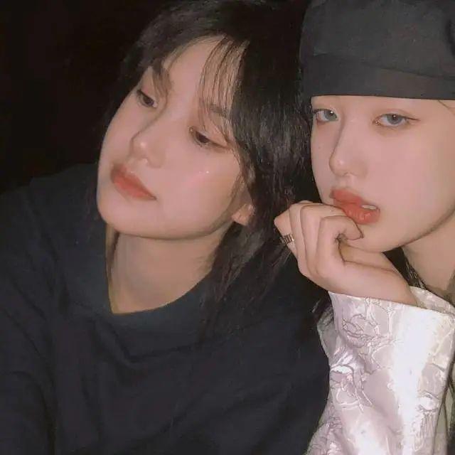 好看闺头♡，微信头像，好看闺头♡（一组超好看的闺蜜头像集）