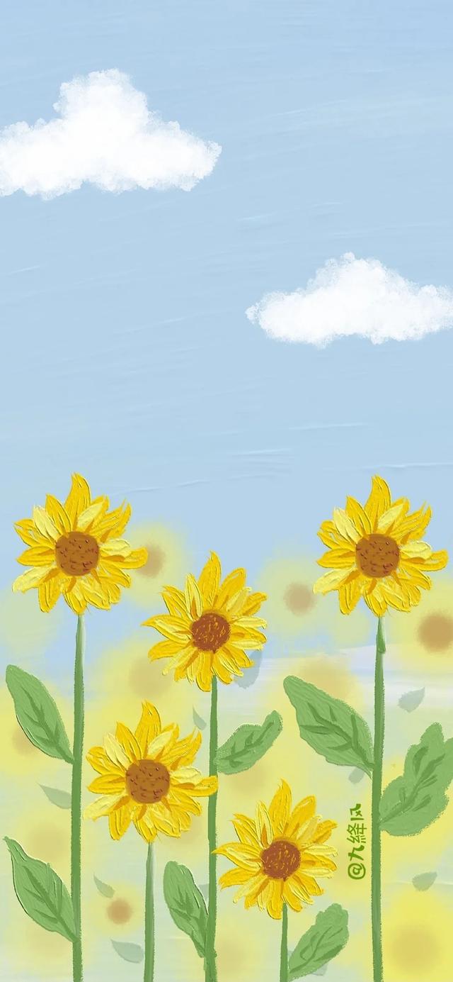 小清新壁纸,小清新壁纸卡通(小清新春日插画壁纸,超级养眼图片)