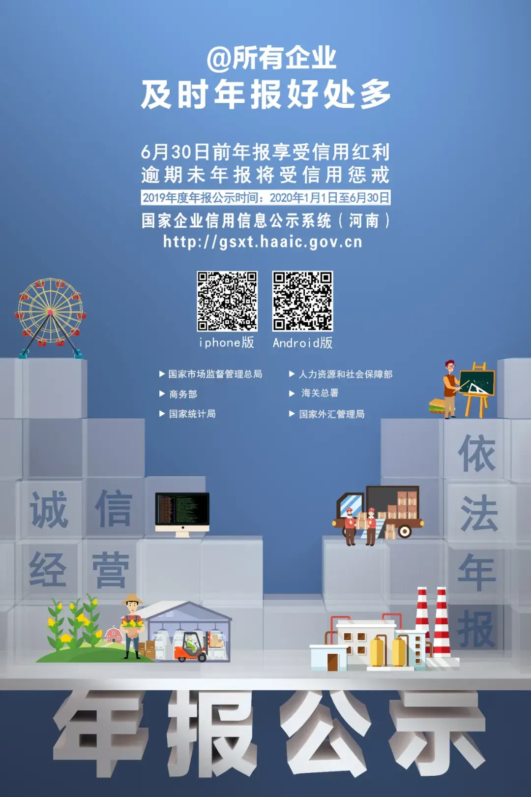 国家企业信用公示信息系统，国家企业信用公示信息系统官网查询（河南省市场监管局提醒您）