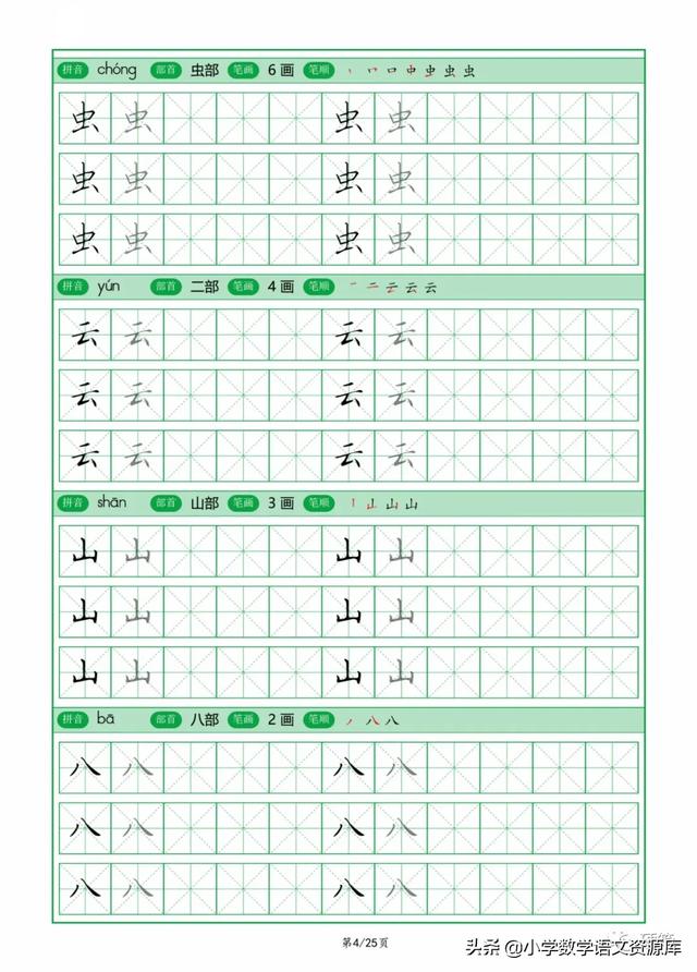 一年级上册生字表图片，一年级上册语文生字表大全图（最新制作一年级上册生字表）