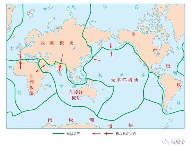 七大洲八大洋地图，世界基础地理高清地图