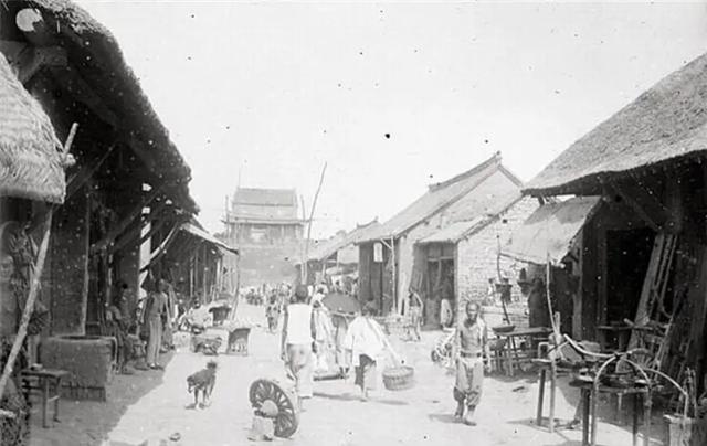 100多年的商丘古城，100年商丘古城老照片对比