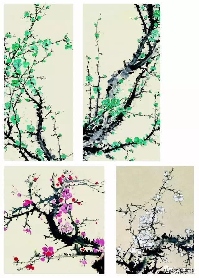 梅花13怎么手绘画，教梅花13怎么画（国画入门教程——梅花的画法）