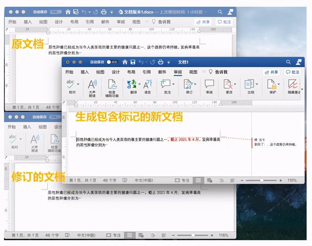 word审阅模式，Word中如何使用审阅功能（想让导师愉快地修改你的）