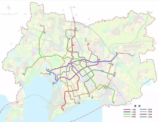 无锡市未来有几条地铁，未来9条线总长297公里