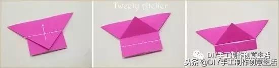 手工折纸折书签教程，折纸手工简单书签（DIY手工制作教程）