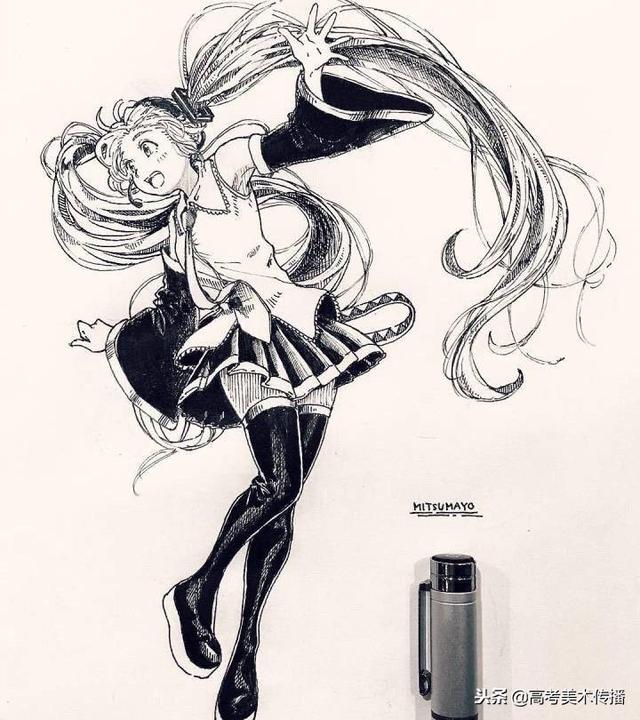 一组唯美浪漫卡通人物插画 插画师:純頃，微信头像，一组唯美浪漫卡通人物插画 插画师:純頃（一组卡通人物形象插画）