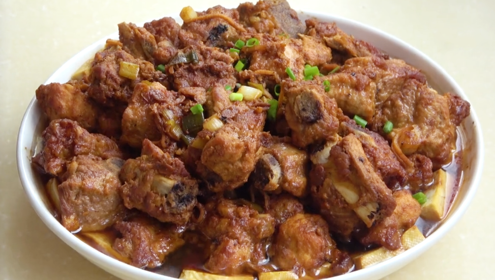 圖片[1]-【豆腐蒸排骨】做法步驟圖 不加一滴水 出鍋連湯汁都不剩-起舞食譜網