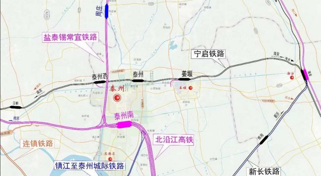 扬州高铁南站在哪里，扬州高铁东站在哪里（北沿江高铁扬州段并站困局）