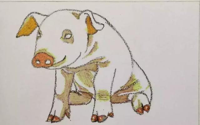 猪头简笔画怎么画，让我们一起学一下小猪简笔画吧