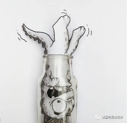 小恐龙怎么画，恐龙怎么画简单又好看（创意手绘丨他画出一只很有戏的小恐龙）