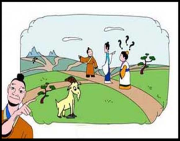 歧路亡羊的意思，成语故事<436>歧路亡羊（歧路亡羊的意思及寓意原文）