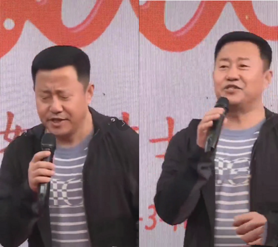 “王长贵”商演太卖力，皱纹深显沧桑，小19岁娇妻开百万豪车