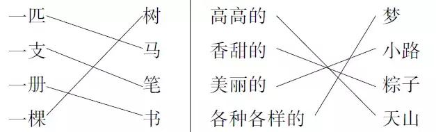 一什么树苗填量词，一什么树苗（部编版一年级下册语文期中知识点汇总+期中测试AB卷带答案）