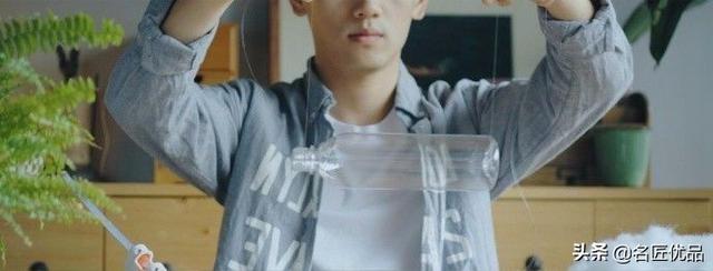 塑料瓶手工制作云朵灯，能做出这么好看的“云朵灯”