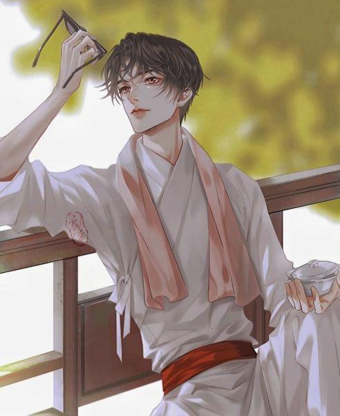 独二/红眼睛男孩  黑白 高冷  奶狗/动漫男生，微信头像，独二/红眼睛男孩  黑白 高冷  奶狗/动漫男生（小奶狗男生专属头像）