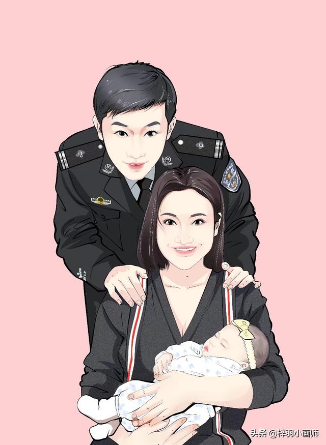 军人动漫手绘头像/敬礼✨微信，苏柒：军人动漫手绘头像/敬礼✨（左手月饼右手敬礼）