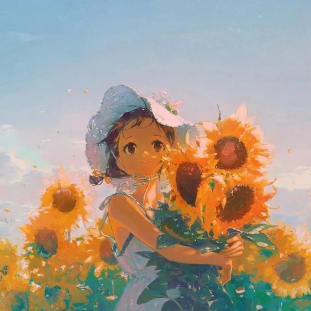 向日葵不能做头像，沈曦:唯美向日葵意境头像微信（愿你永远向阳，温暖又耀眼）