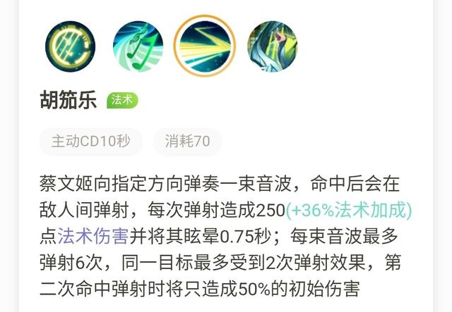 王者荣耀蔡文姬的技能介绍，蔡文姬的三个技能分别（移动泉水蔡文姬胜率跃居第二）