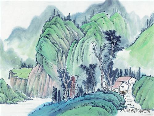 画古诗王维，一年级上册