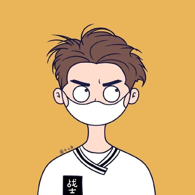 戴口罩的卡通图片，口罩动漫头像/出门一定要戴口罩微信（告诉更多的人我们必须戴口罩）