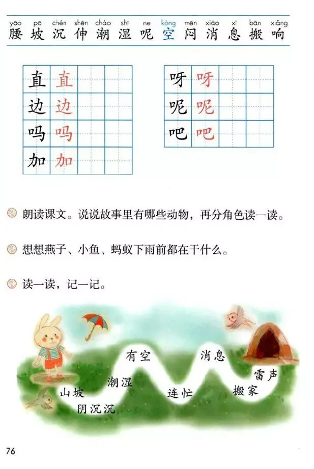 用赶紧造句子，用赶紧造句子一年级（部编版一年级下册第14课《要下雨了》知识点+图文讲解）