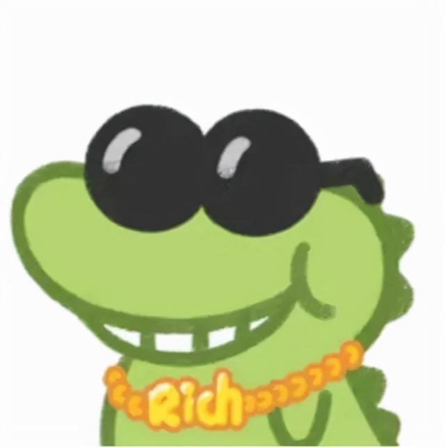 你们想要的鳄鱼头来喽，微信头像，你们想要的鳄鱼头来喽（卡通头像，可可爱爱小鳄鱼）