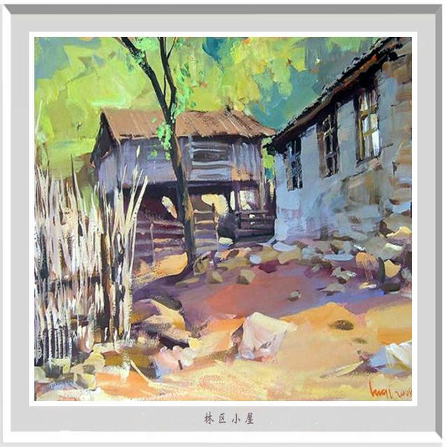 风景水粉画，风景水粉画山水（陆琦水粉风景写生作品）