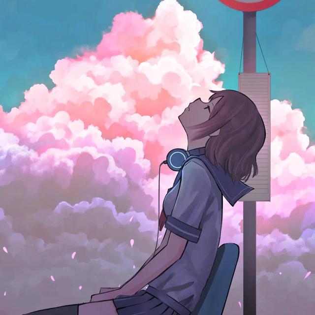 手绘情头，微信头像，唯美手绘情头（好看的手绘情侣头像）