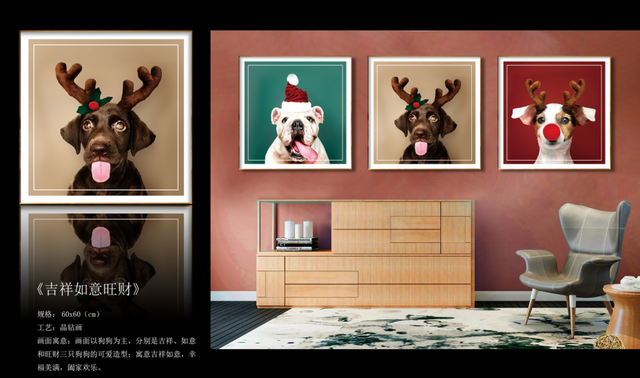 客厅挂画禁忌鹿，沙发背景墙挂鹿画好不好（客厅适合挂什么装饰画）