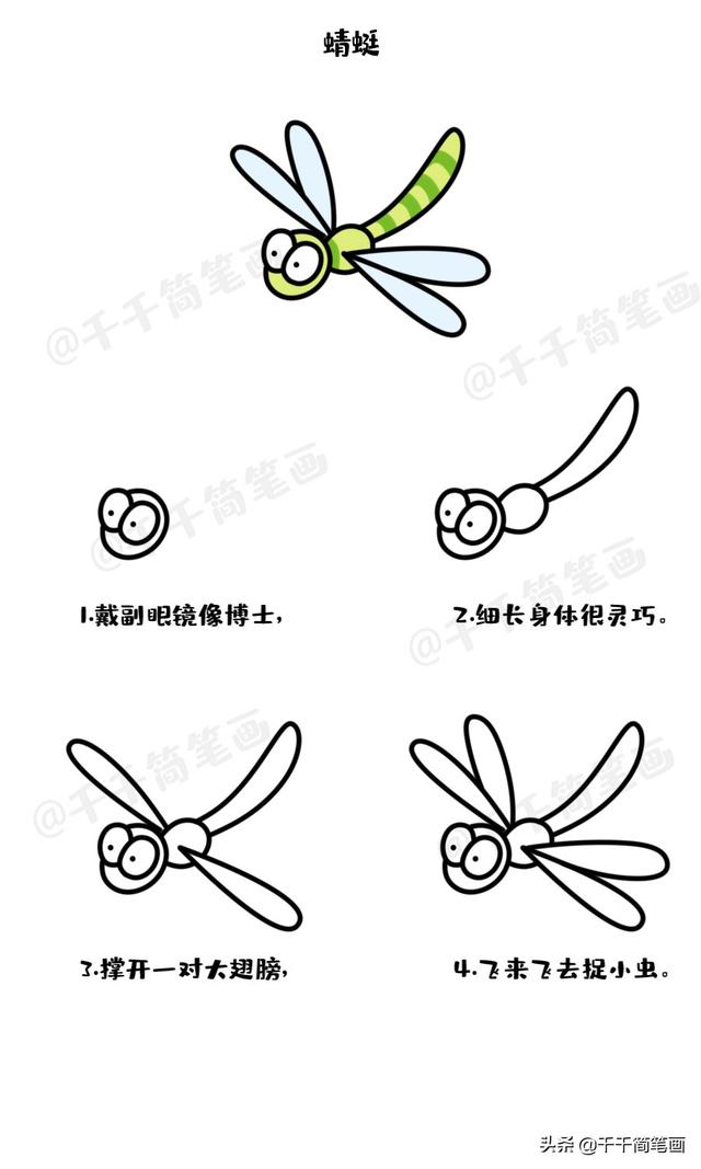 1一3岁宝宝简笔画步骤，1一3岁宝宝简笔画（20个带儿歌的幼儿简笔画教程大全）