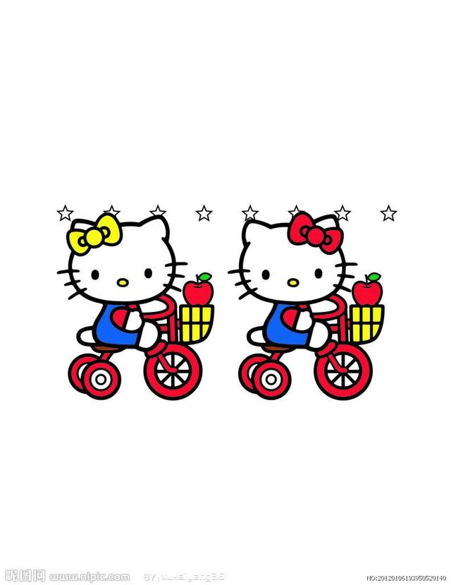 哈喽kitty头像，Hello kitty卡通可爱头像微信（可爱的哈喽kitty猫卡通图片）