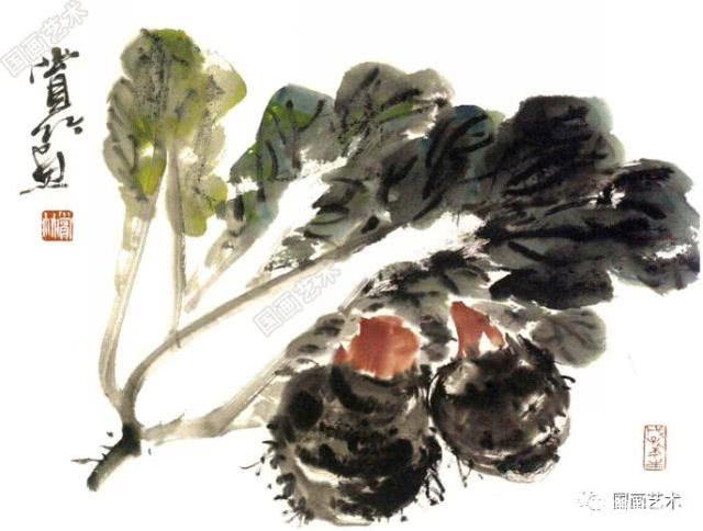 写意蔬果番茄的画法，写意蔬果画法步骤示范