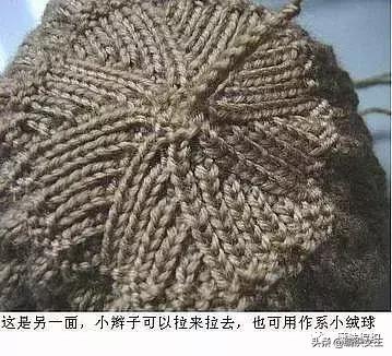  毛线帽子的编织方法，一款简单的帽子的编织方法 