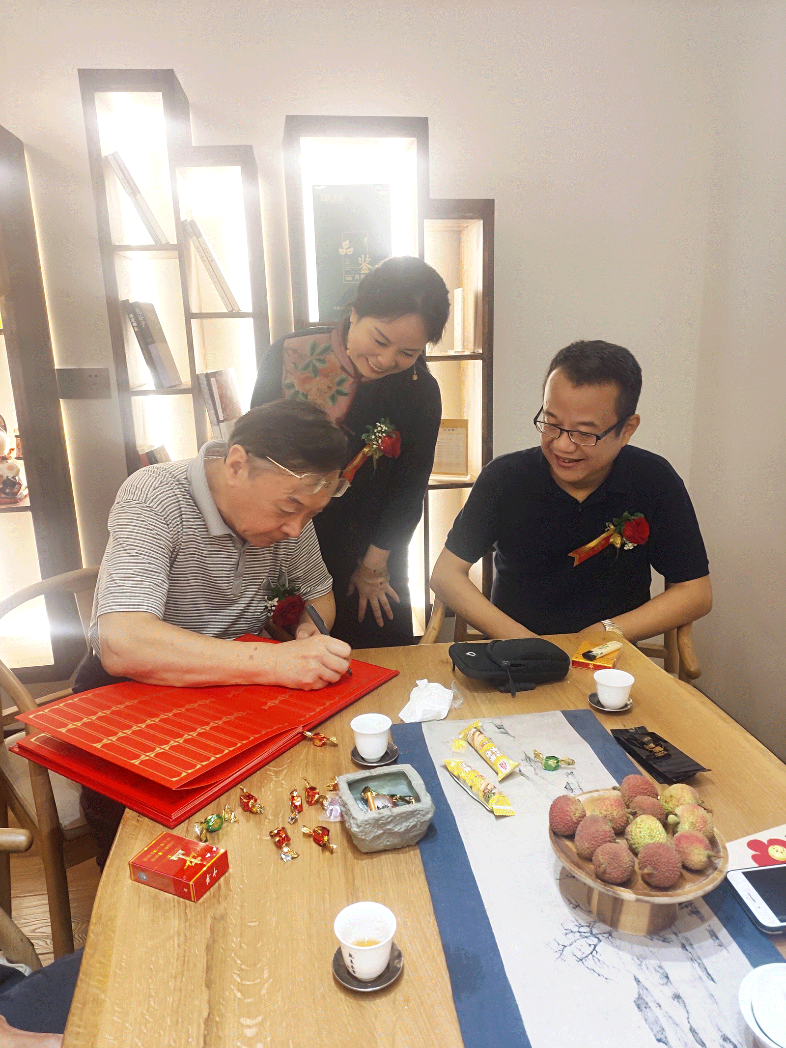 交流协会高级顾问林强,庄先,创会副会长阮荣祥,林万植,副会长张大共