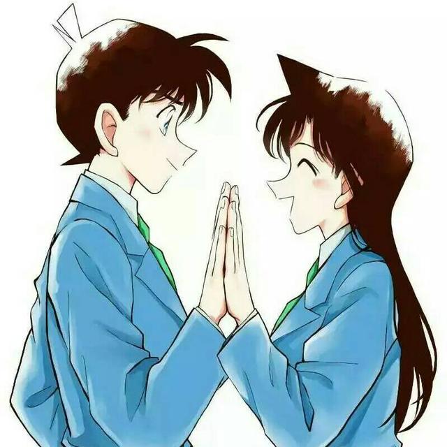 新兰情头一对两张，爱了爱了，微信头像，新兰情头一对两张，爱了爱了（start）