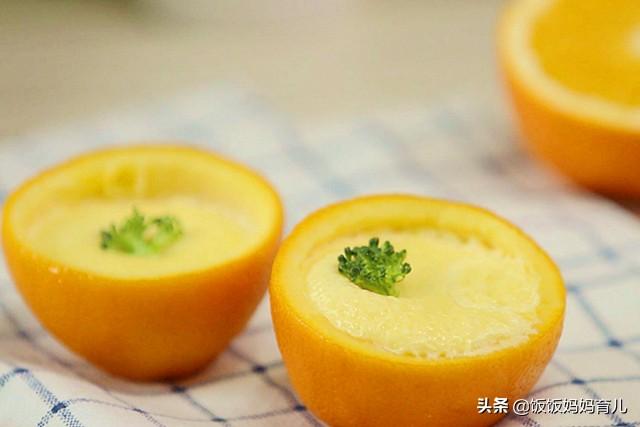 橙子蒸蛋的做法，橙子蒸蛋的功效与作用是（鸡蛋加橙做给孩子吃止咳快）