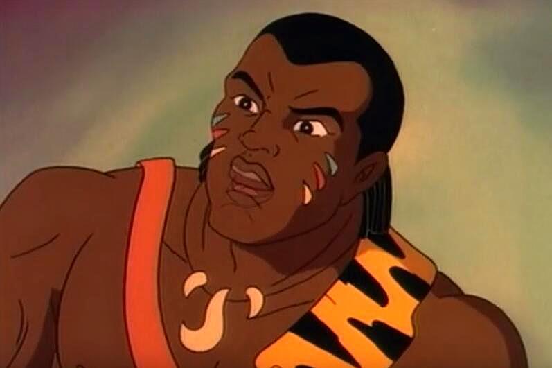 80后经典动画《降魔勇士》,超级肌肉男亚汉,为星星铁而战